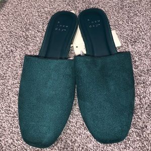 NWT Teal Mules by A New Day